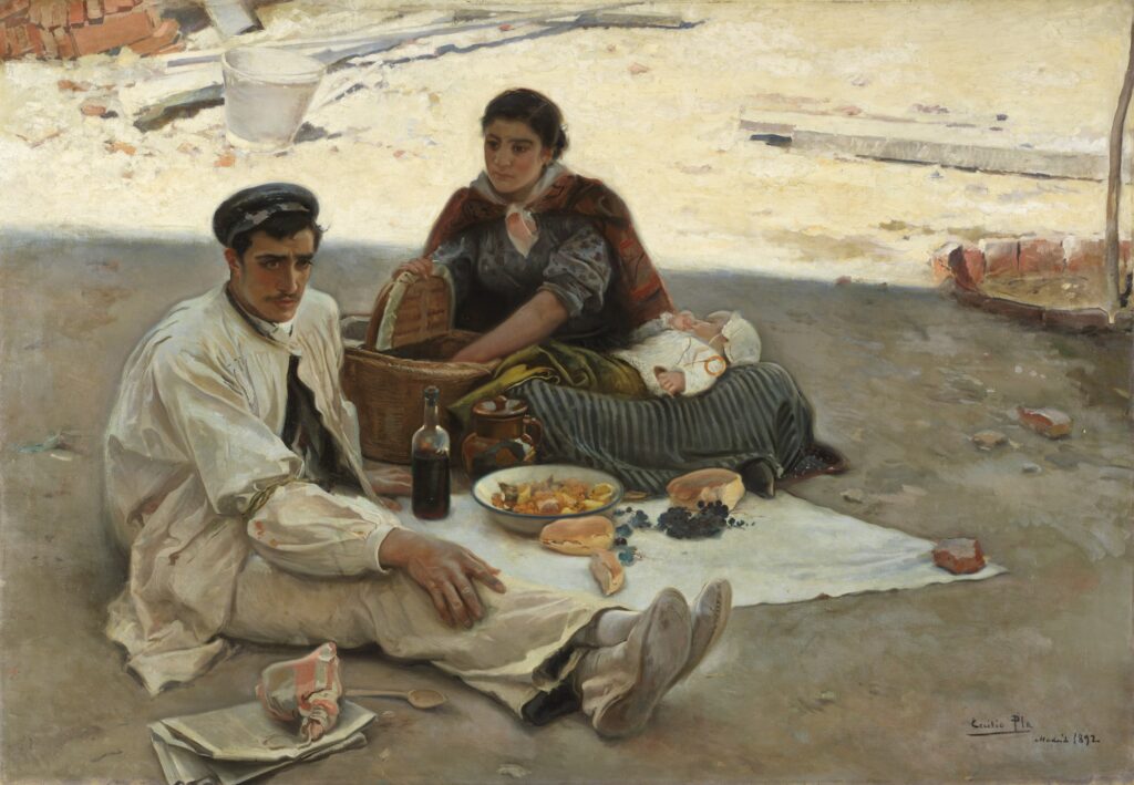 Cecilio Pla. 'Las doce', 1892. Museo Nacional del Prado