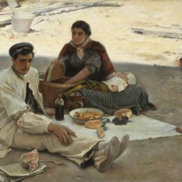 La pintura valenciana y la huerta azuleando