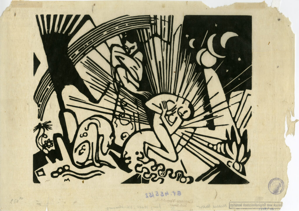 Franz Marc. Reconciliación, 1912. Museo de la Ciudad de Tubinga
