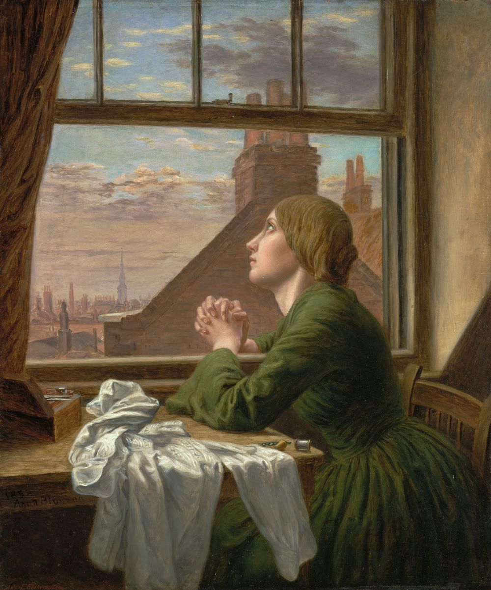 Anna Blunden. La canción de la camisa, 1854. Yale Center for British Art. Paul Mellon Fund