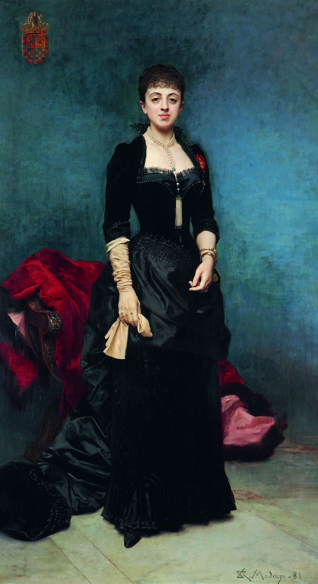 Raimundo de Madrazo. Doña María del Rosario Falcó y Osorio, XVI duquesa de Alba, 1881. Fundación Casa de Alba, Madrid
