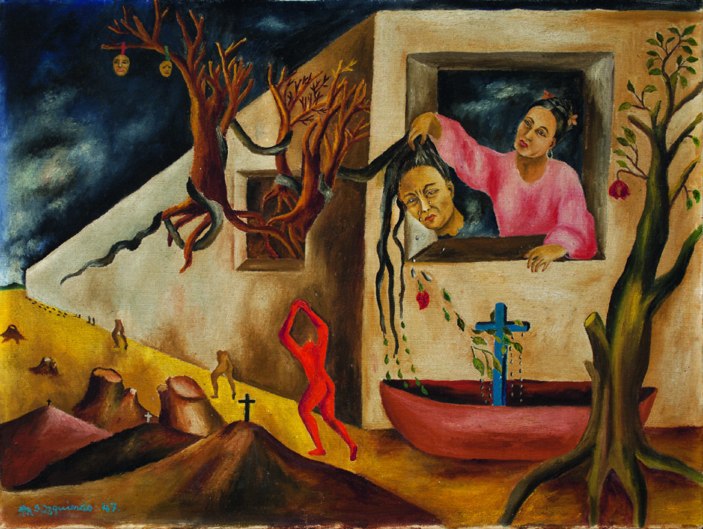 María Izquierdo. Sueño y presentimiento, 1947. Colección Rocío y Boris Hirmas 