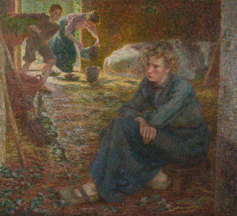 Jenny Montigny. L’Étable , 1907. MSK Gante