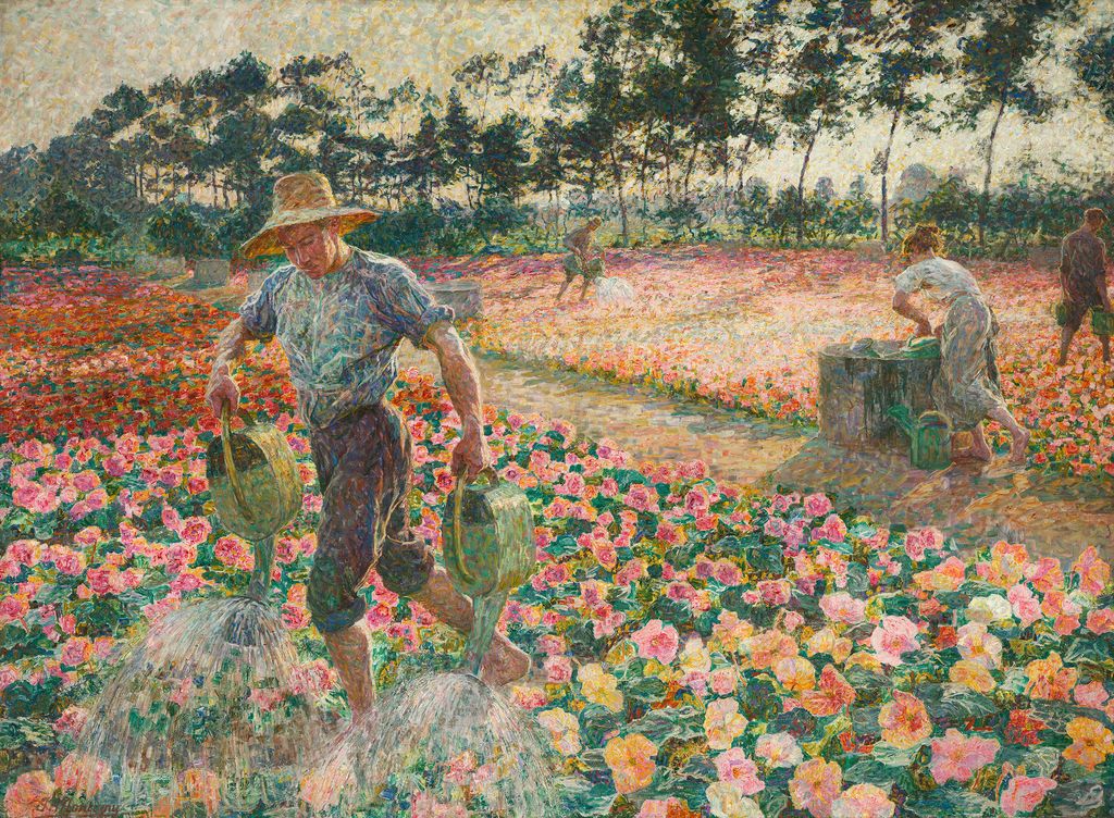 Jenny Montigny. Les Bégonias (Le Jardinier), 1912 - 1913. MSK Gante