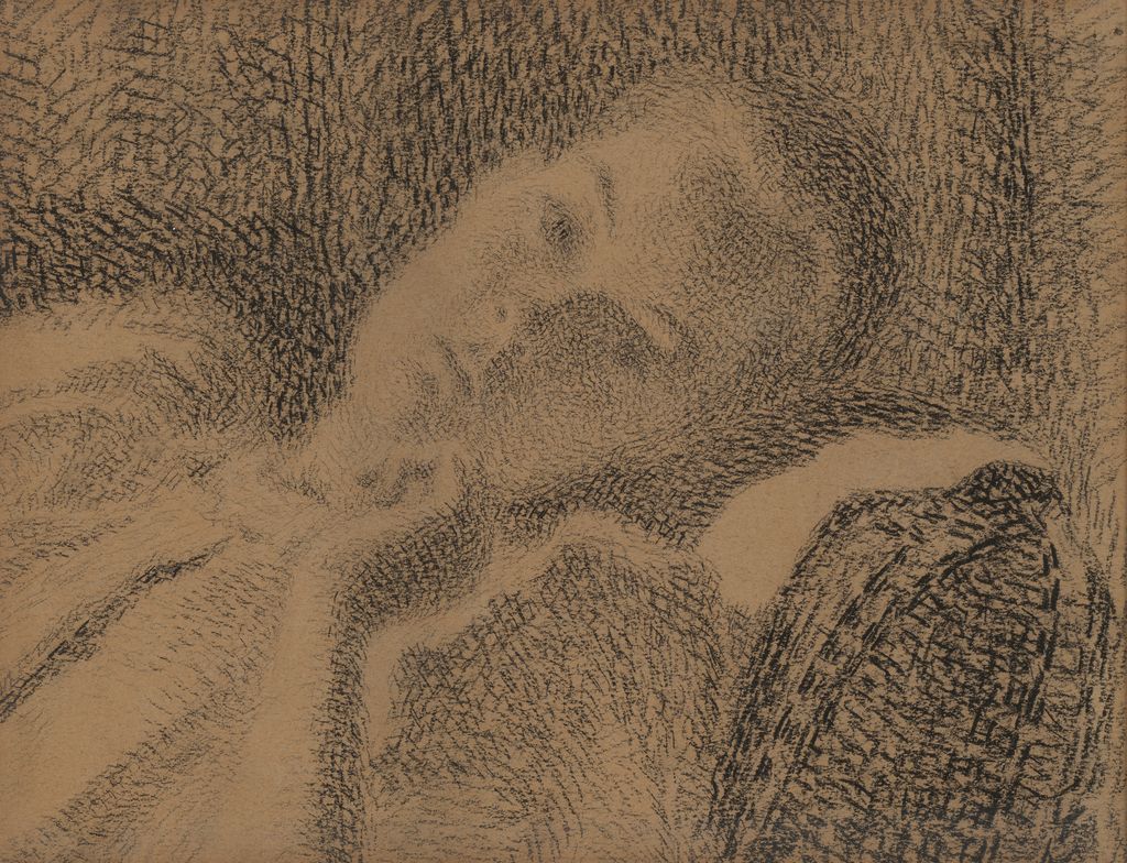 Jenny Montigny. Yvonne Montigny, sœur de l’artiste, couchée. Colección particular
