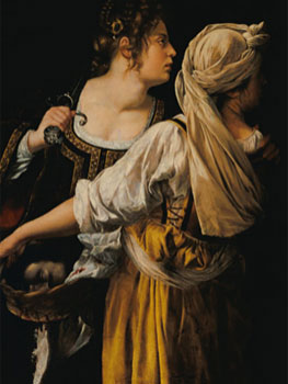Artemisia Gentileschi. Judith y su doncella, hacia 1613. Gallerie degli Uffizi