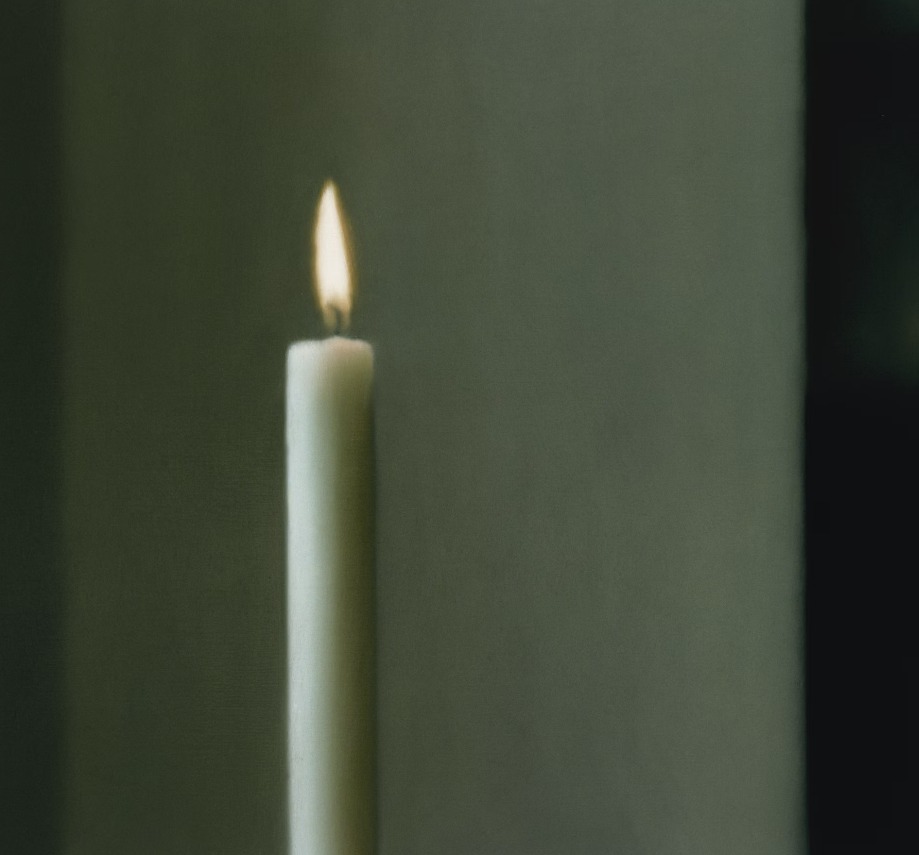 Gerhard Richter. Kerze, 1982. Institut d’art contemporain, Villeurbanne/Rhône-Alpes