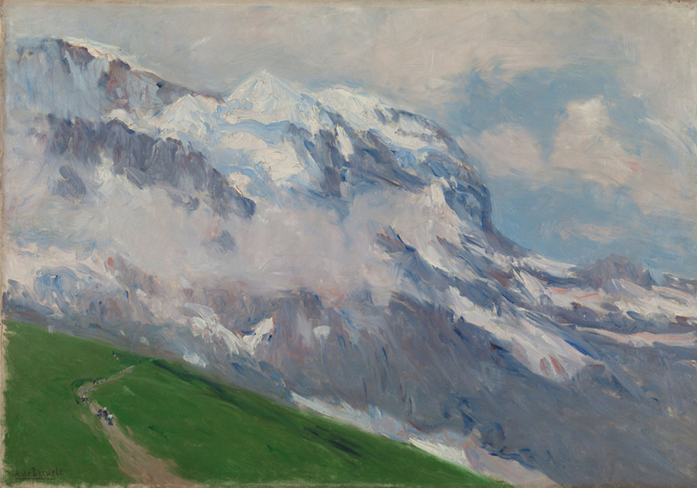 Aureliano de Beruete. Grindelwald, 1907. Museo Nacional del Prado. Donación Gerstenmaier