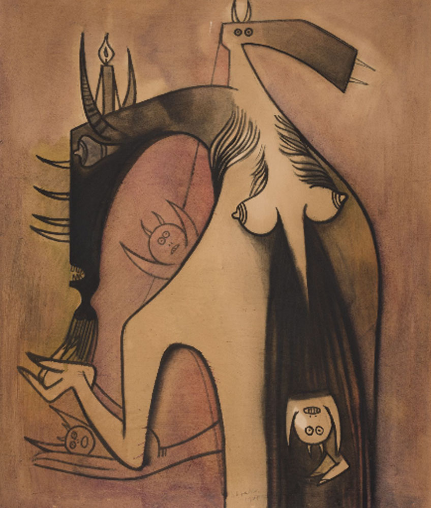 Wifredo Lam. Femme Cheval, 1948