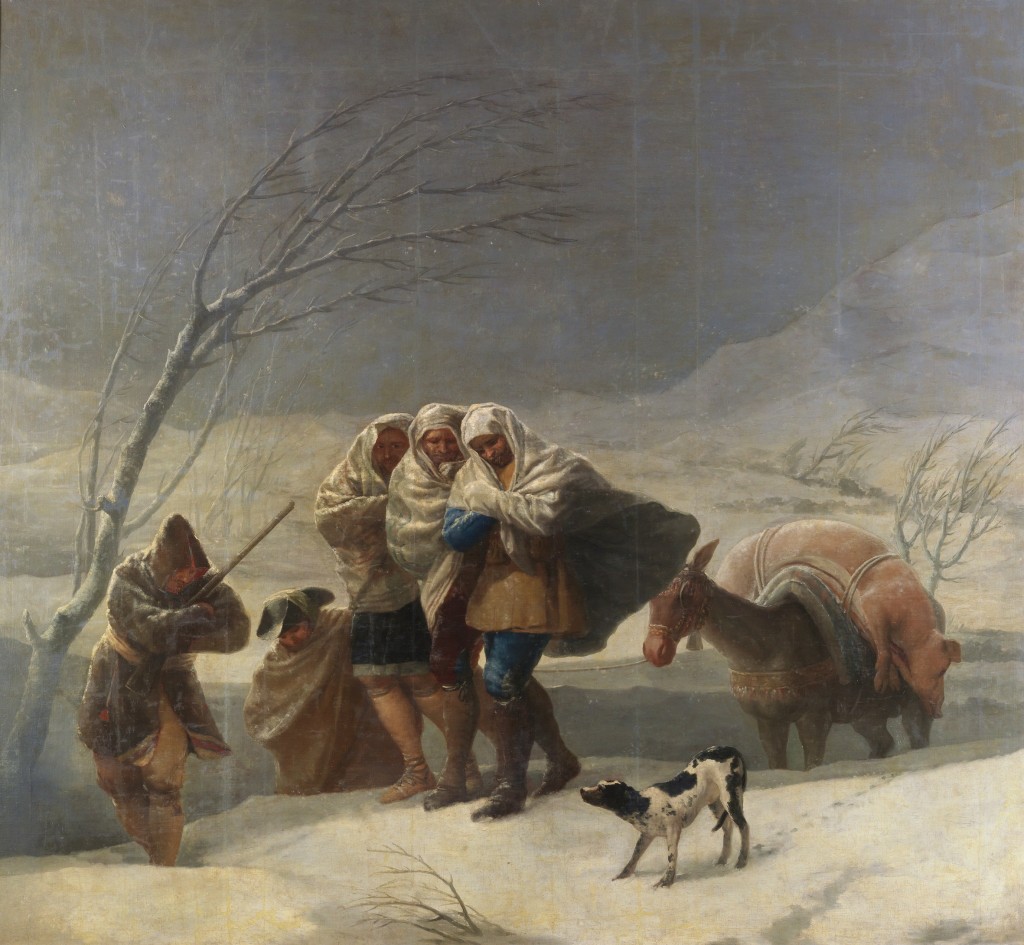 Francisco de Goya. La nevada, o El Invierno, 1786. Madrid, Museo Nacional del Prado