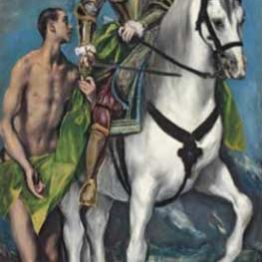 El Greco. San Martín y el pobre, 1597-1599. National Gallery of Art, Washington