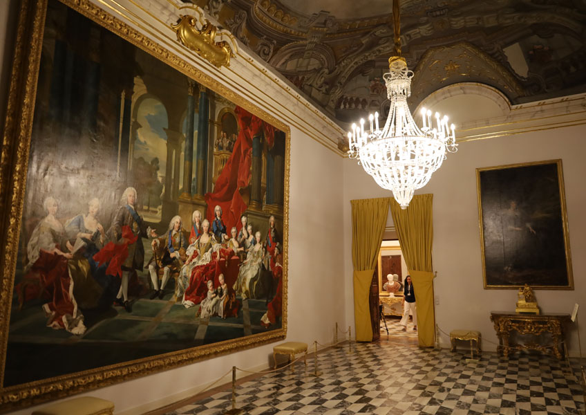 Galería de retratos, Palacio de la Granja