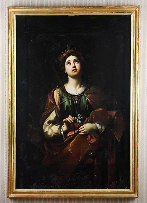 Guido Reni. Santa Catalina de Alejandría, hacia 1606. Patrimonio Nacional