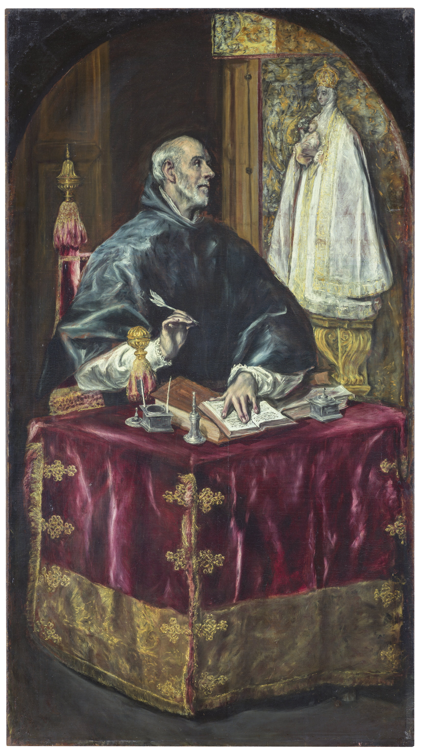 El Greco. San Ildefonso, hacia 1600. Fundación Hospital Nuestra Señora de la Caridad – Memoria Benéfica de Vega (FUNCAVE)