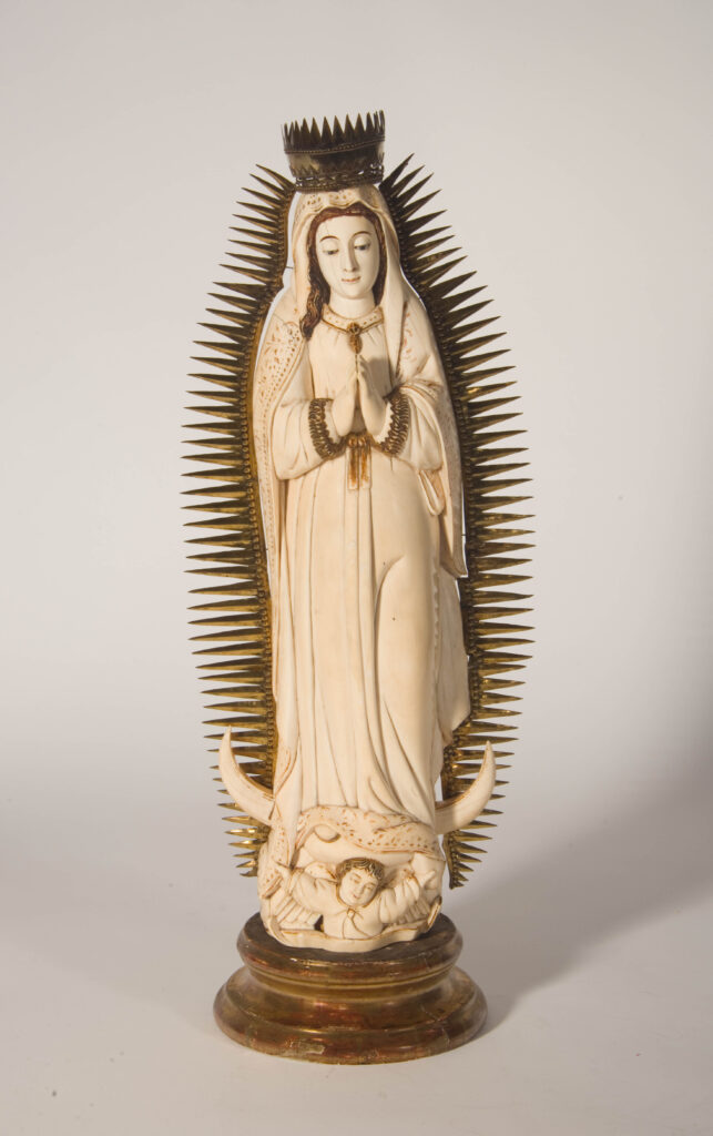 Taller hispanofilipino. Virgen de Guadalupe, siglo XVIII. Museo Arqueológico Nacional