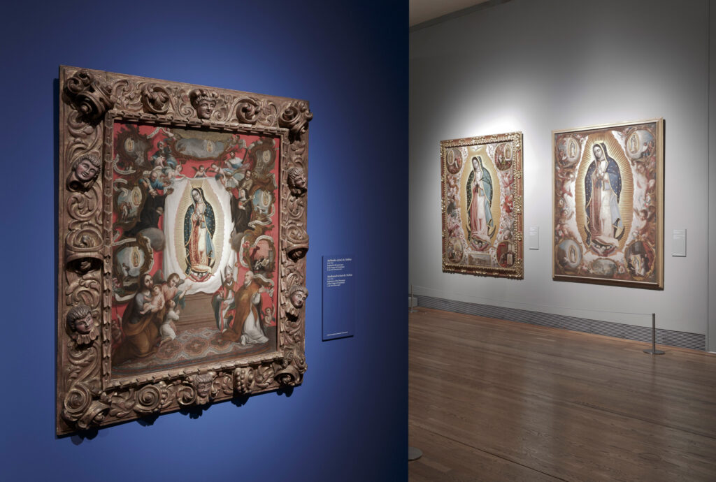 magen de la sala de la exposición “Tan lejos, tan cerca. Guadalupe de México en España” Foto © Museo Nacional del Prado