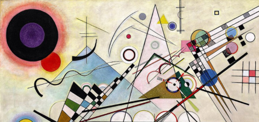 Kandinsky. Composición 8 , 1923. Solomon R. Guggenheim Museum, Nueva York, Colección Fundacional Solomon R. Guggenheim
