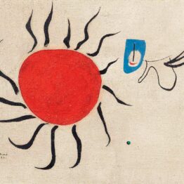 Joan Miró. Pintura (El sol), 1927. Cortesía The David & Ezra Nahmad Collection © Sucesió Miró, 2022