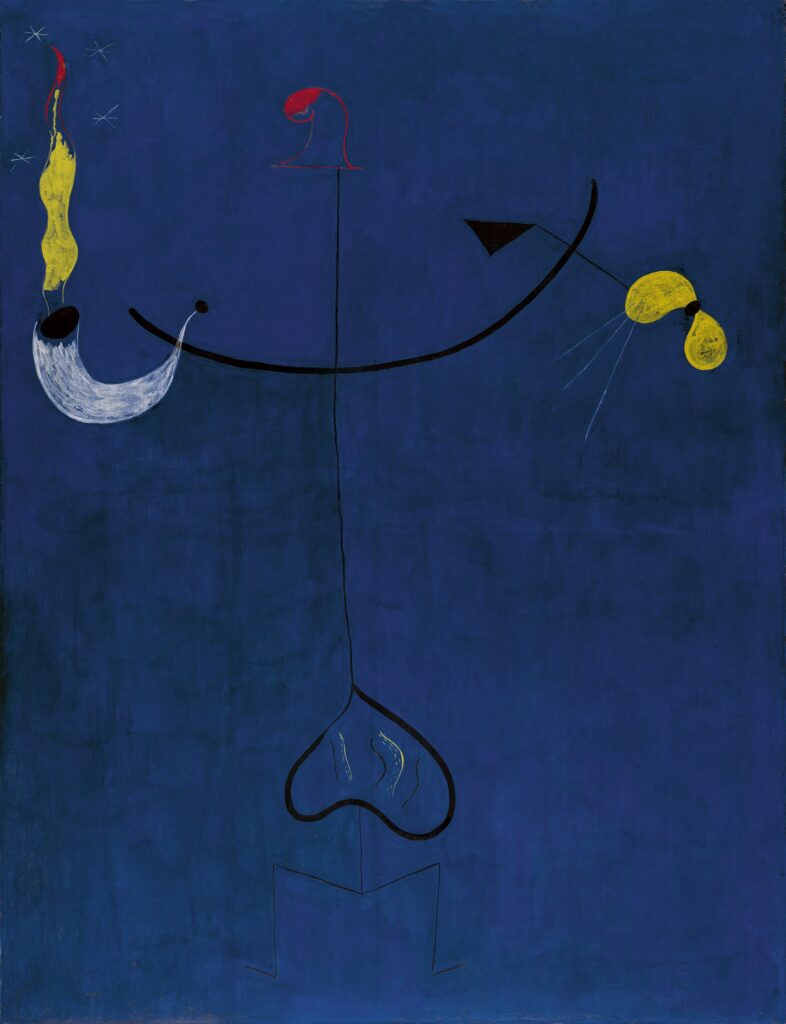 Joan Miró. Campesino catalán con guitarra (Paysan catalan à la guitare), 1924. Museo Nacional Thyssen-Bornemisza, Madrid © Sucesió Miró, 2022 Fotografía: Museo Nacional Thyssen-Bornemisza