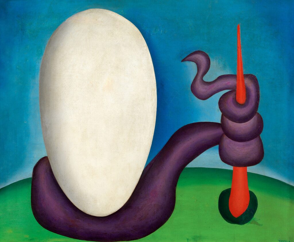 Tarsila do Amaral. Urutu, 1928. Museu de Arte Moderna, Colección Gilberto Chateaubriand, Río de Janeiro