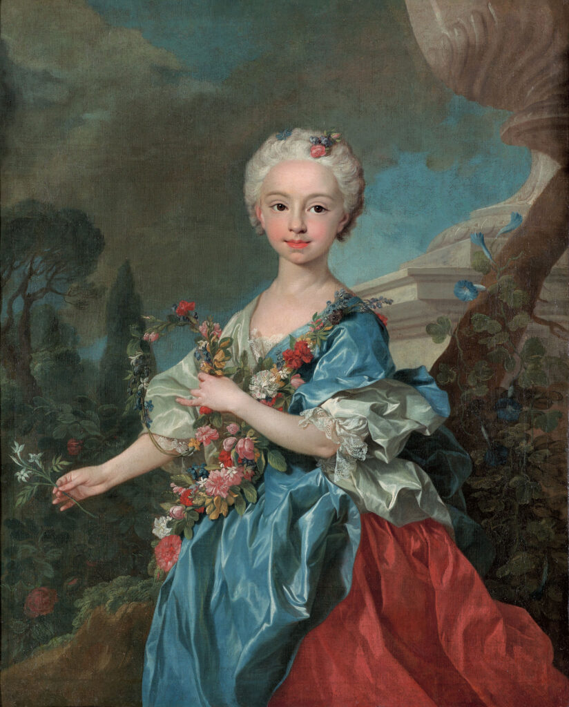 Louis-Michel Van Loo María Antonia Fernanda de Borbón, infanta de España, ca. 1737. Museo de Bellas Artes de Asturias. Depósito de la colección del IX conde de Villagonzalo. Foto © Marcos Morilla