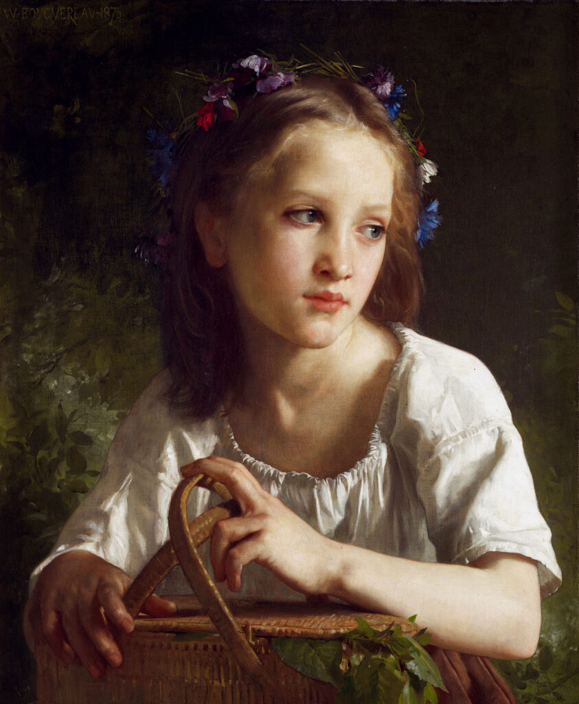 William-Adolphe Bouguereau La pequeña Ofelia, 1875. Colección particular