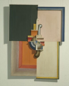 Oskar Schlemmer. Ornamentale Plastik auf geteiltem Rahmen, 1919/1923. Kunstsammlung Nordrhein-Westfalen, Düsseldorf