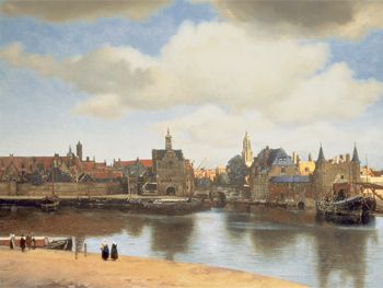 Jan Vermeer. Vista de Delft, 1660-1661. Mauritshuis, La Haya