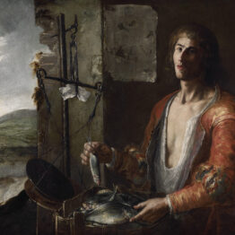 Francisco Herrera el Mozo. Vendedor de pescado, hacia 1650. National Gallery of Canada