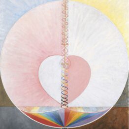 Hilma af Klint. La paloma, Serie SUW/UW, Grupo IX/UW n.º 1, 1915. Cortesía de The Hilma af Klint Foundation, Estocolmo, HaK 173