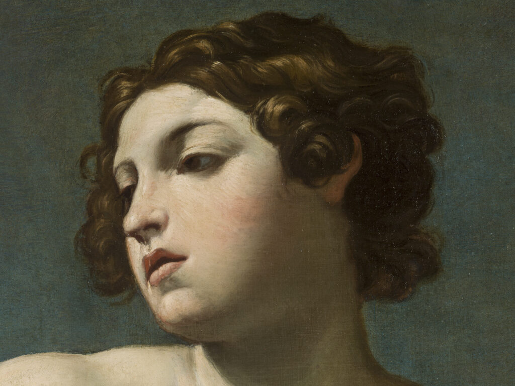 Guido Reino. Hipómenes y Atalanta (detalle después de la restauración), 1618-1619. Museo Nacional del Prado