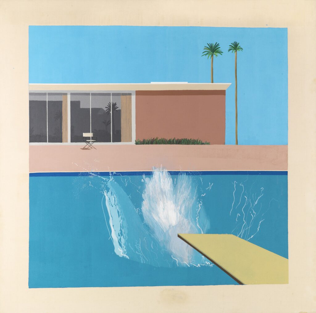 David Hockney. A Bigger Splash, 1967. © David Hockney Tate, U.K.
