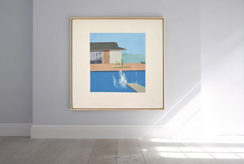 David Hockney. The Splash, 1966