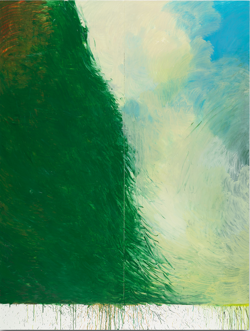 Hugo Fontela. Green 11 (Green Painting I), 2022. © Hugo Fontela, VEGAP, Segovia, 2024