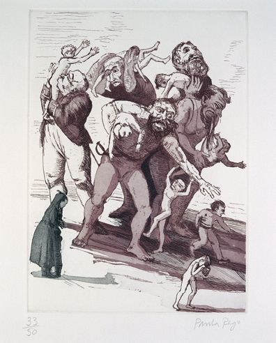 Paula Rego. Pirates Taking Away Children, 1992. IMMA, Dublín