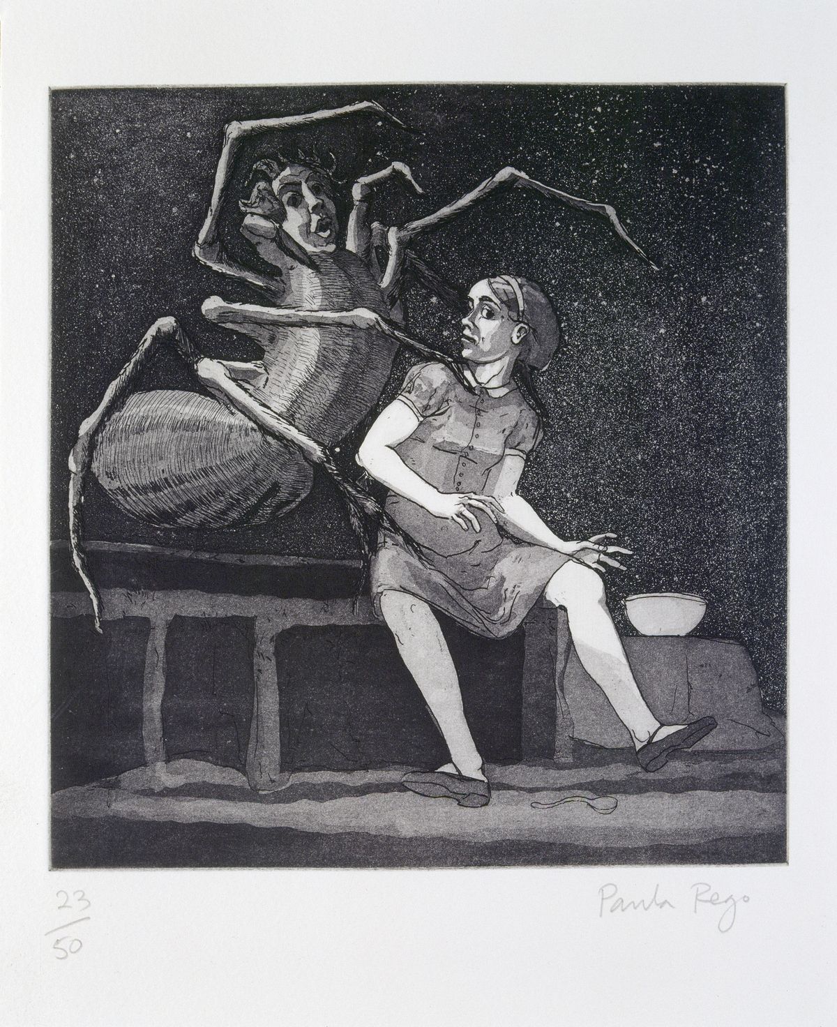 Paula Rego. Little Miss Muffet, 1989, IMMA, Dublín