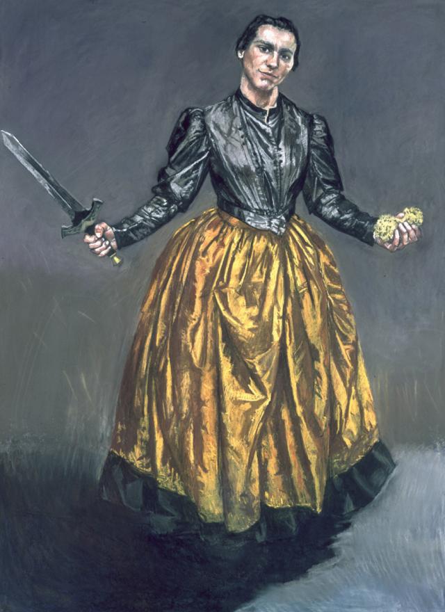 Paula Rego. Angel, 1988. Ostrich Arts Limited © Paula Rego. Cortesía de Marlborough Fine Art