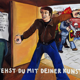 Jörg Immendorff. Wo stehst du mit deiner Kunst, Kollege?, 1973. Musée d´ Art Moderne de la Ville de París