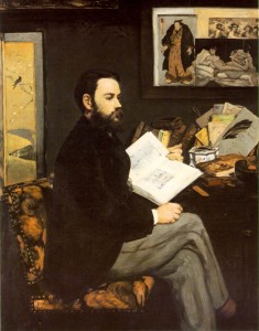 Édouard Manet. Retrato de Zola, 1868