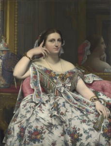Jean Auguste-Dominique Ingres. La señora Moitessier, 1851. National Gallery of Art, Washington