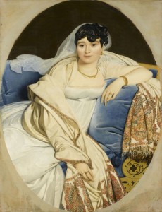 Jean-Auguste Dominique Ingres. Retrato de la señora Rivière, 1805. Musée du Louvre