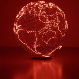 Mona Hatoum. Hot Spot III, 2009 © Mona Hatoum. Cortesia de la artista y MdbK Leipzig