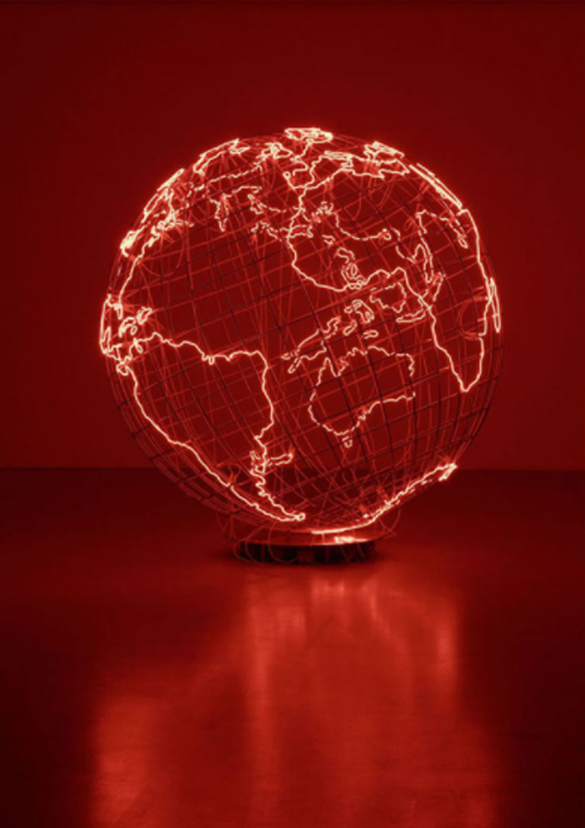 Mona Hatoum. Hot Spot III, 2009 © Mona Hatoum. Cortesia de la artista y MdbK Leipzig