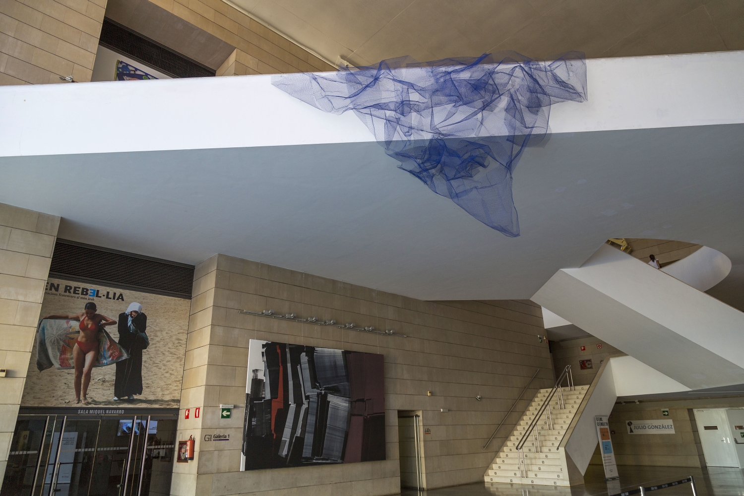 Sergio Barrera y Nelo Vinuesa. Vista de dos de las obras de IVAMProdueix, 2017