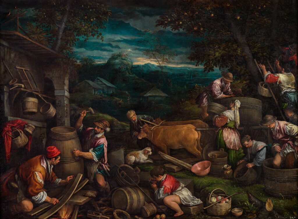 Jacopo Bassano. Otoño, hacia 1576–1577. Galleria Borghese, Roma