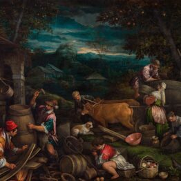 Jacopo Bassano, la piedad y el campo