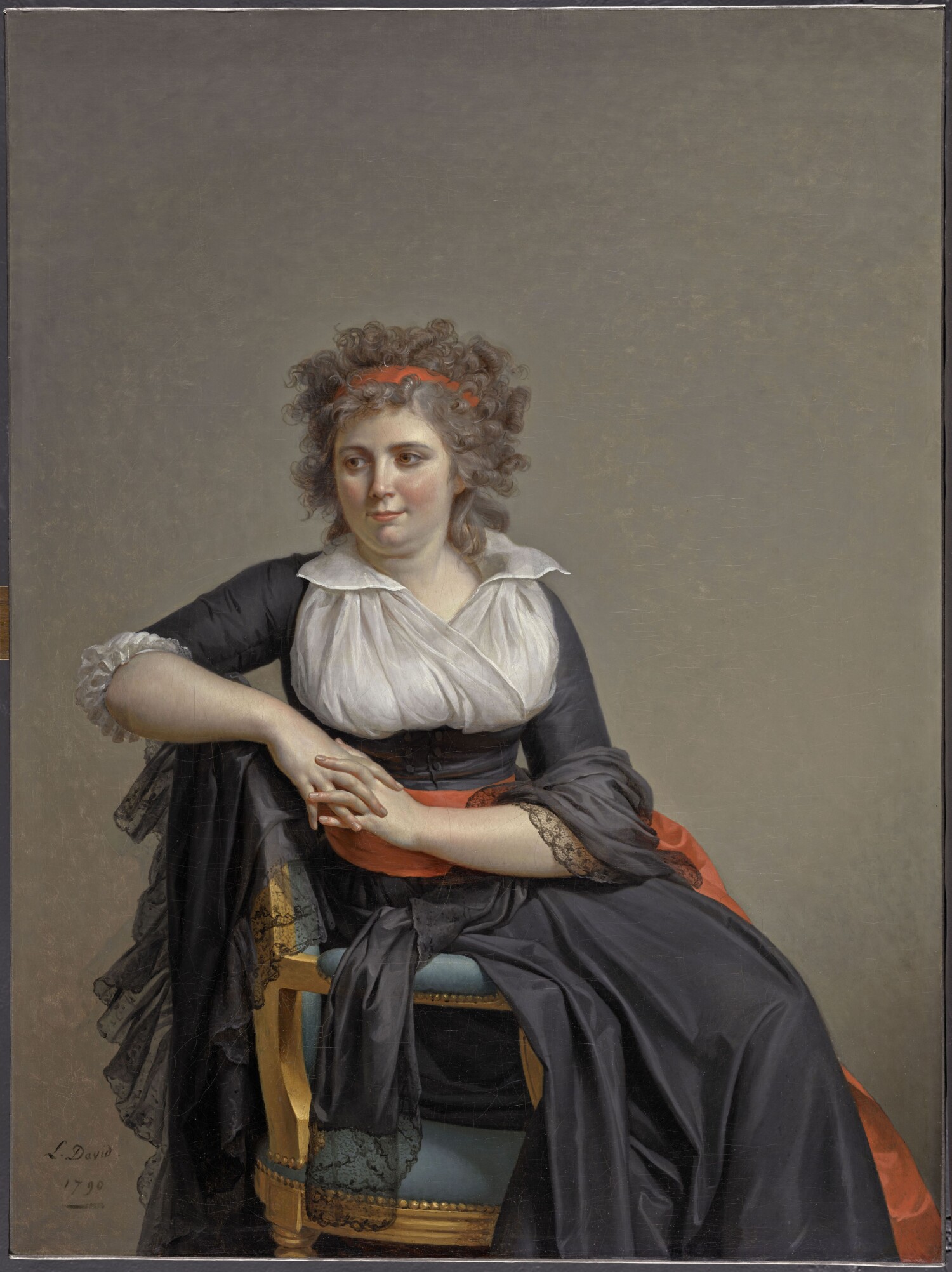 Jacques Louis-David. Retrato de Madame Tourteau d´Orvilliers. Grand Palais - Musée du Louvre