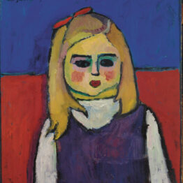 Alexéi von Jawlensky. Niña, hacia 1909. Kunstmuseum Basel - Stiftung Im Obersteg. En depósito en el Kunstmuseum Basel, Basilea