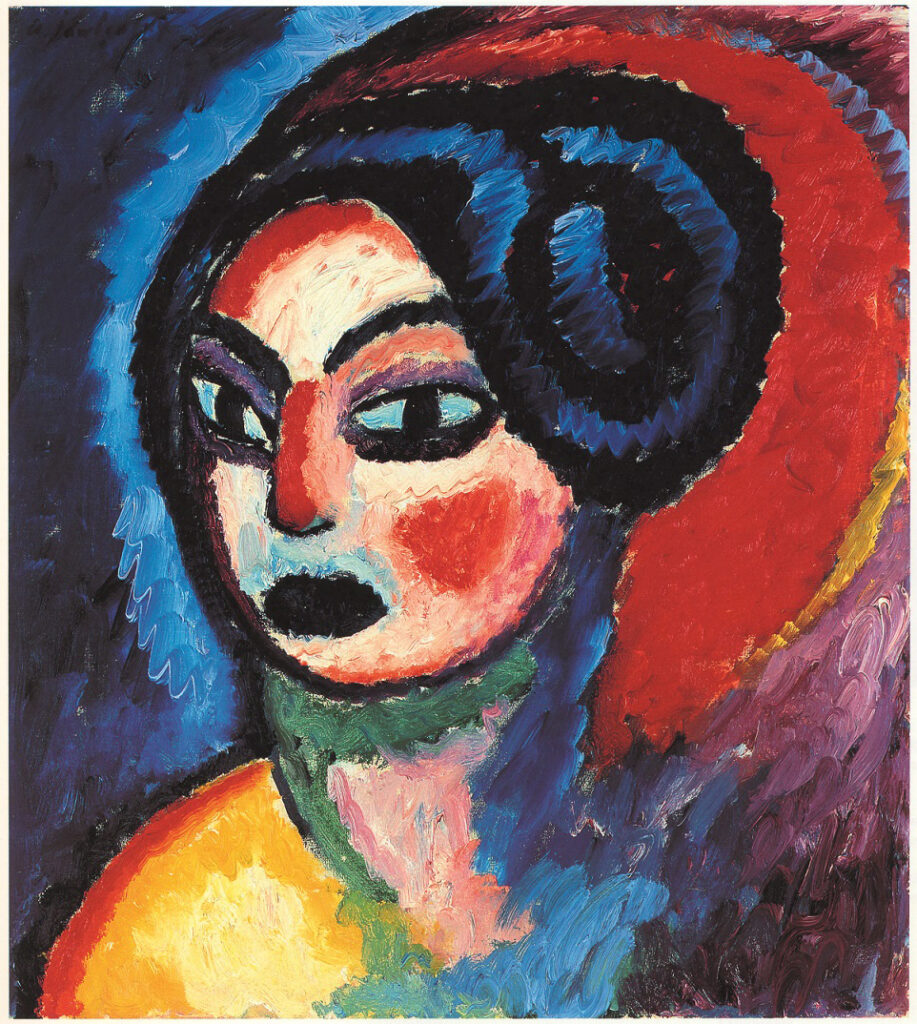 Alexéi von Jawlensky. Princesa Turandot, 1912. Zentrum Paul Klee, Berna. Depósito de colección particular