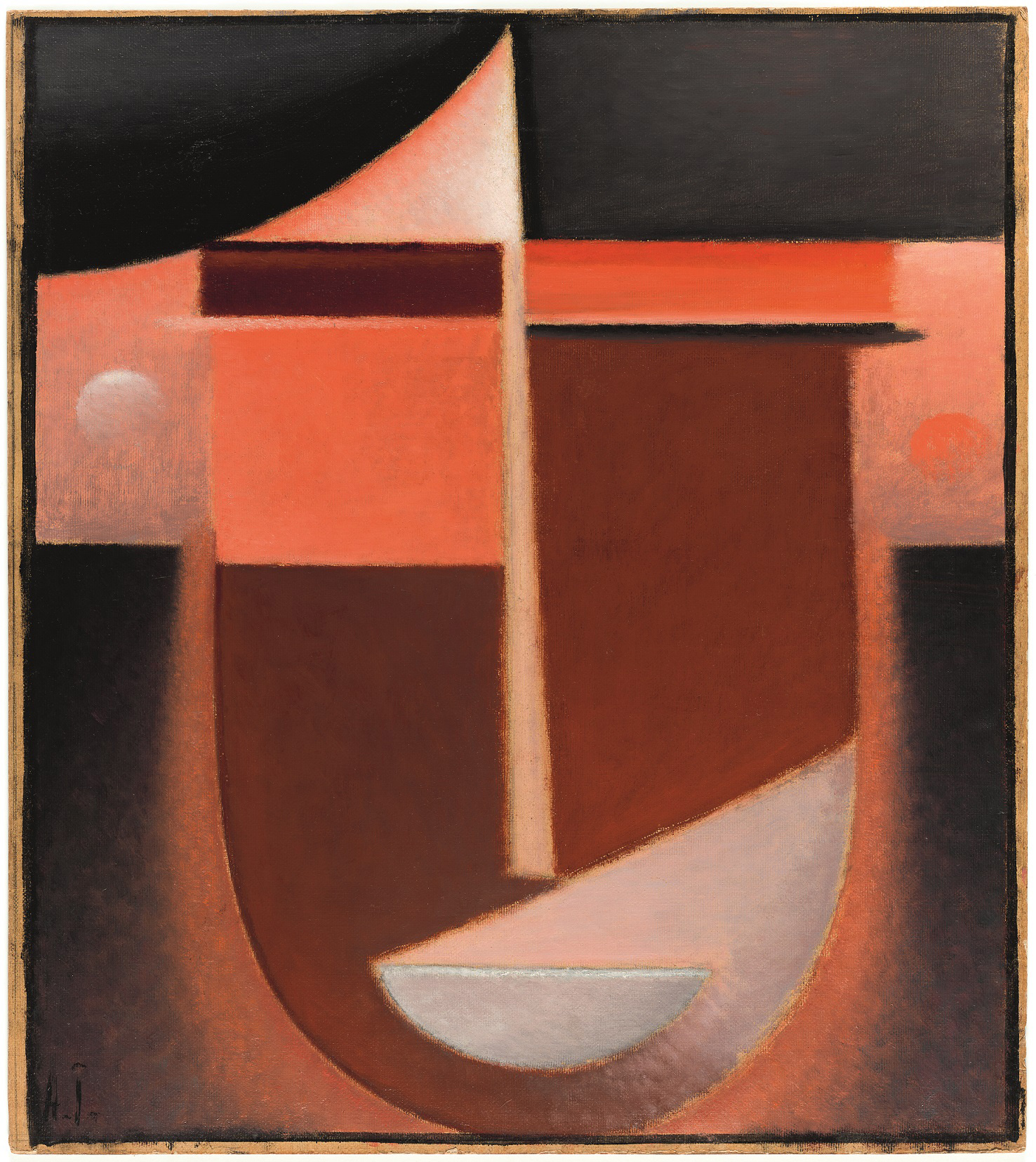 Alexéi von Jawlensky. Cabeza abstracta: Luz roja, 1926. San Francisco Museum of Modern Art. Donación de Charlotte Mack